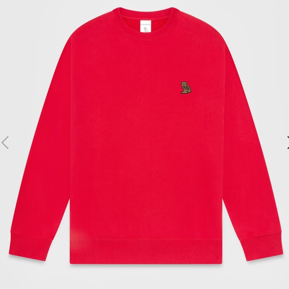 OVO Red Crewneck Sweater